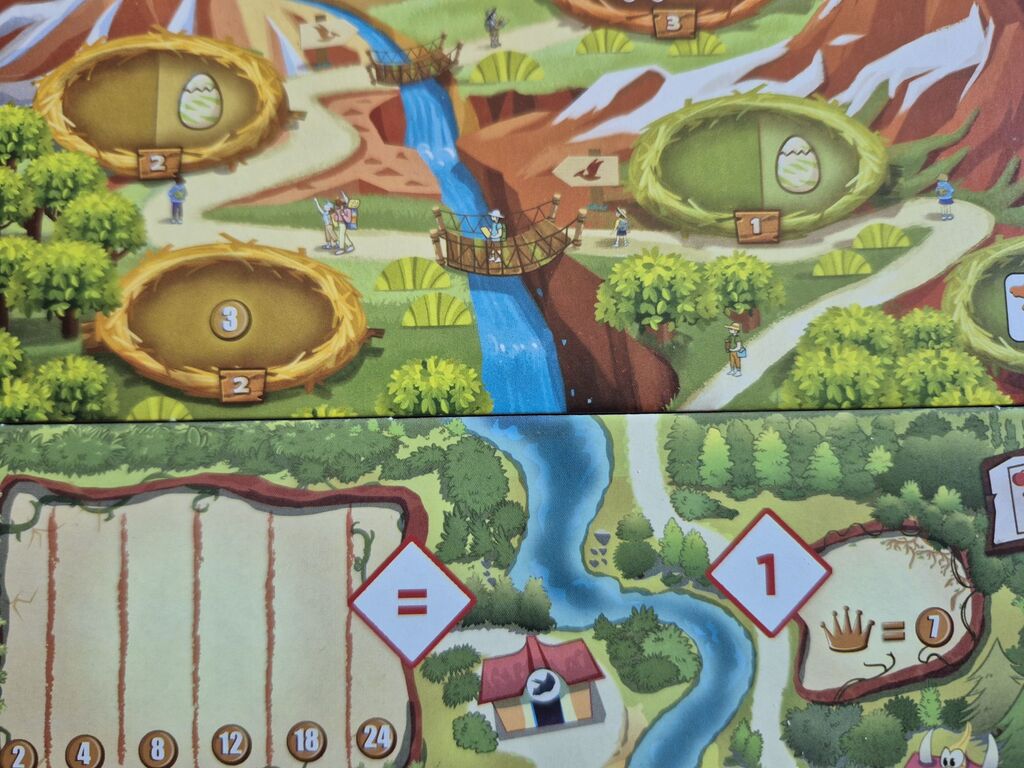 Spielplanausschnitte, Fluss passt nicht aneinander.