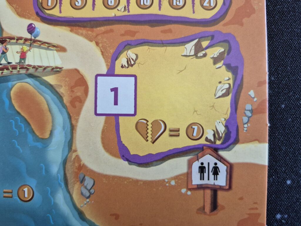 Spielplanausschnitt.