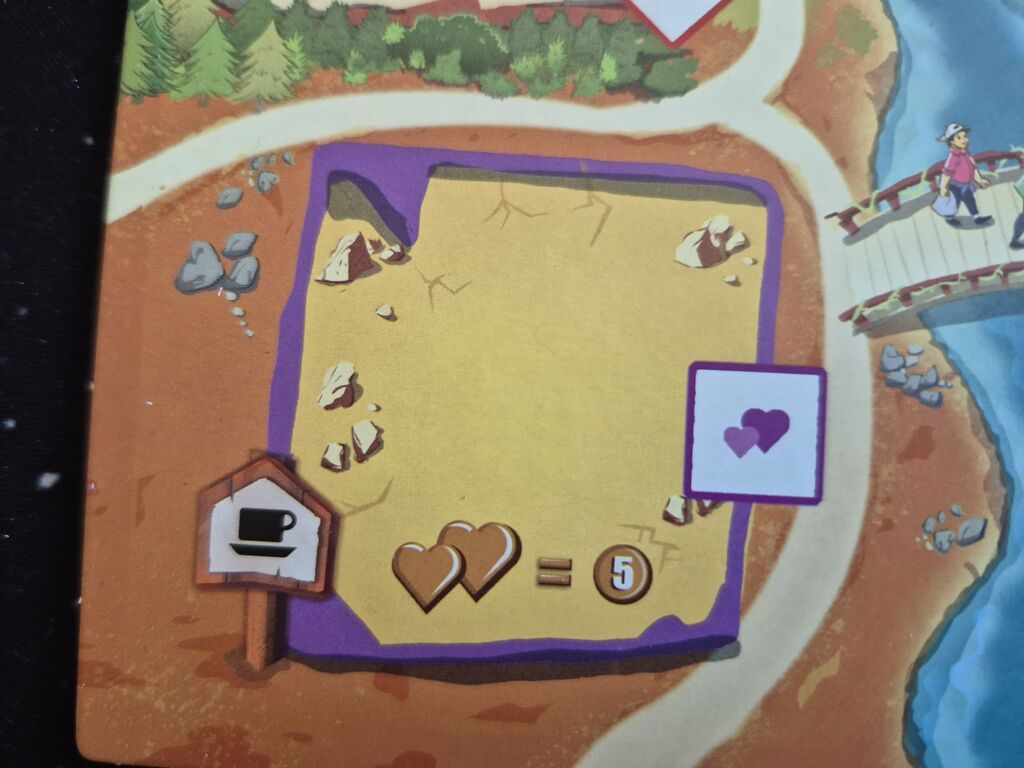 Anderer Spielplanausschnitt mit Herzchen.