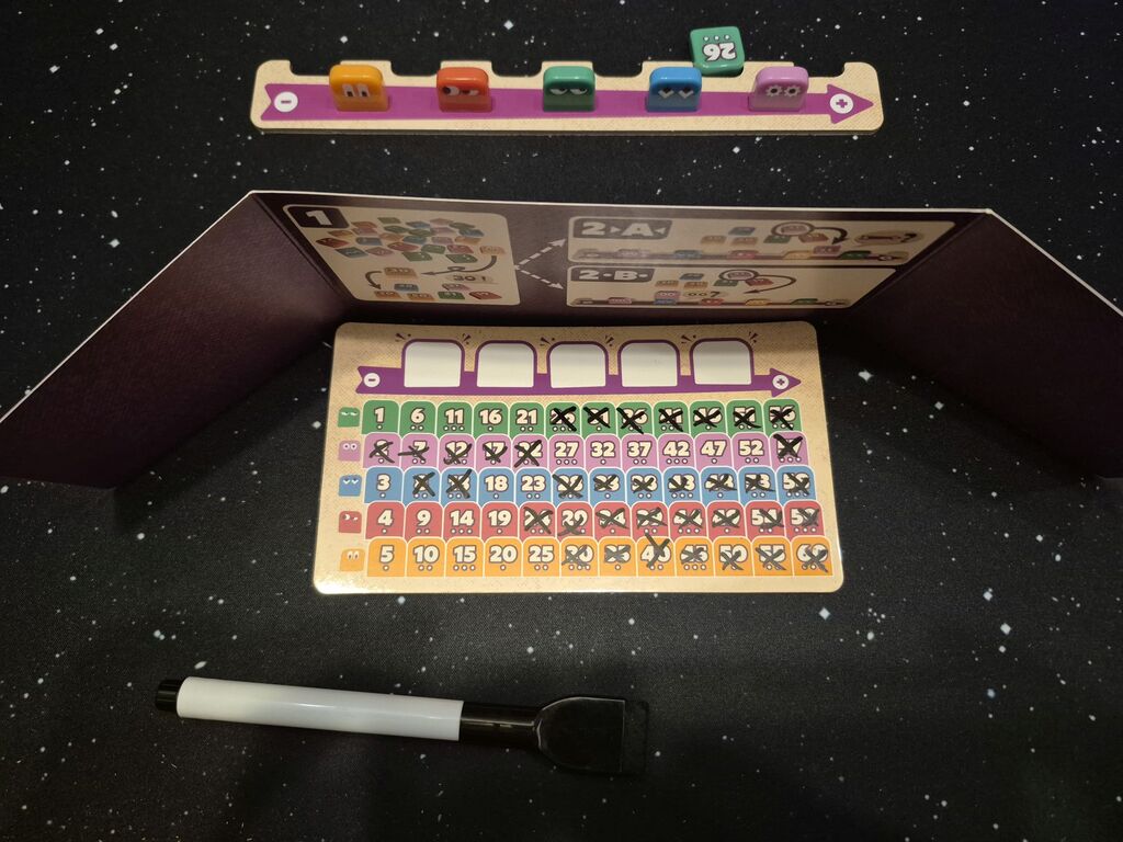 Spielmaterial von "Got Five!".
