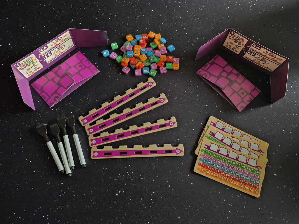 Spielmaterial von "Got Five!".