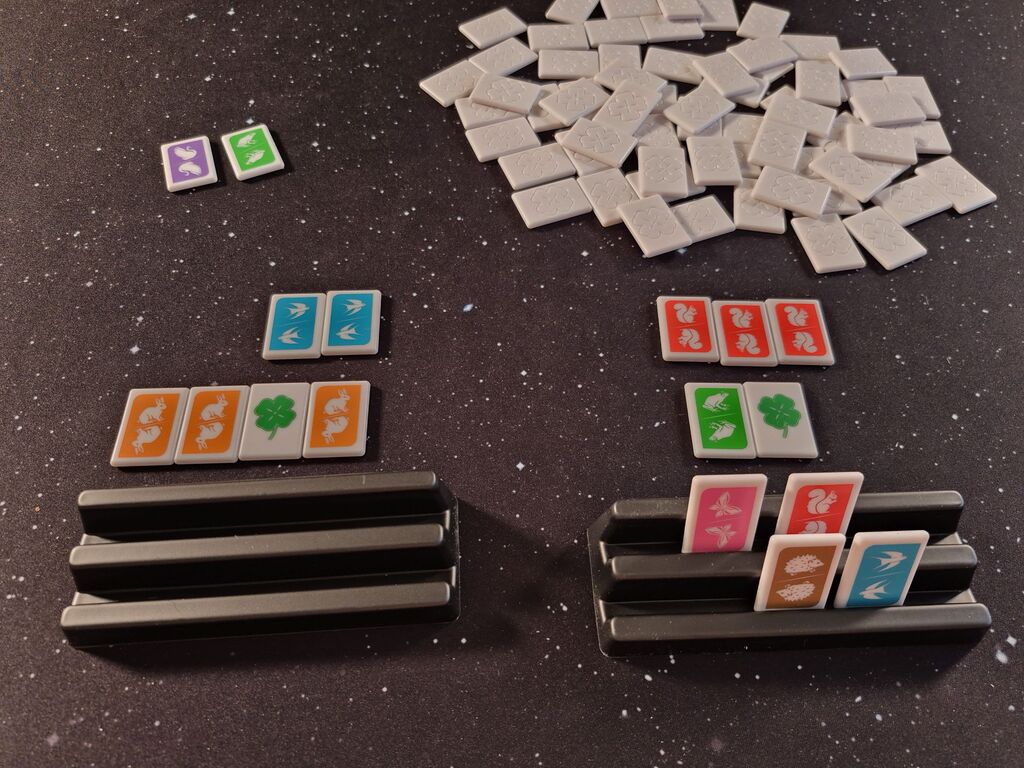 Spielzug im Verlauf.