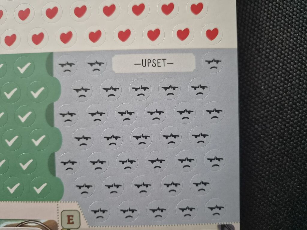Aufkleber.