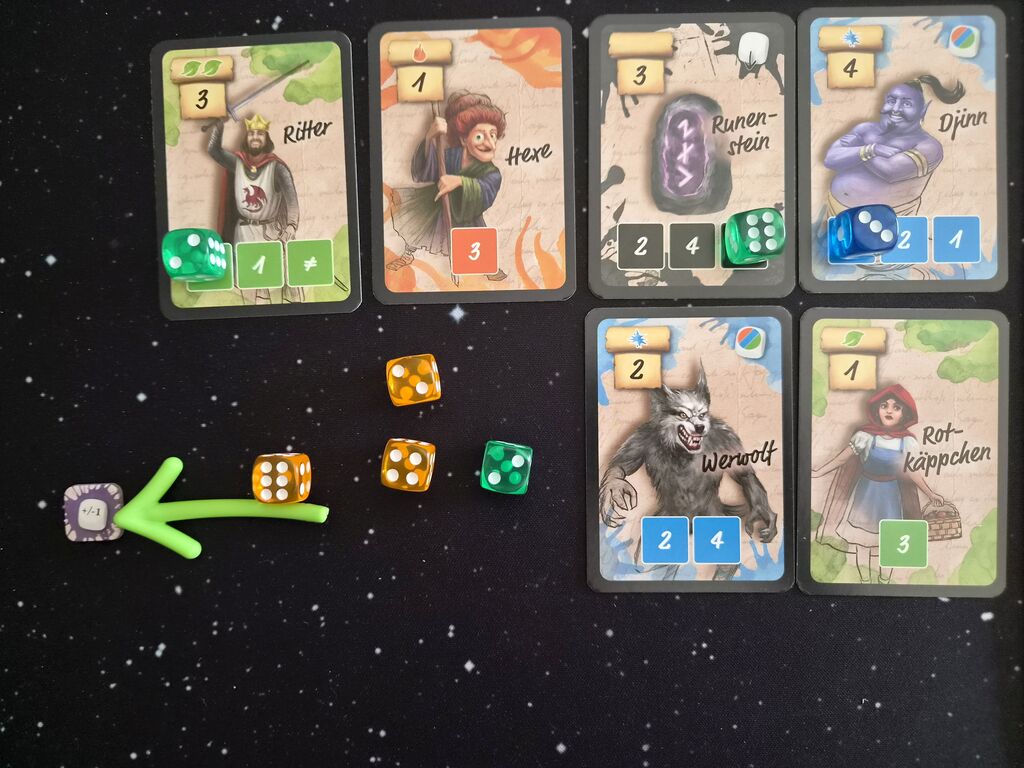 Spielmaterial.