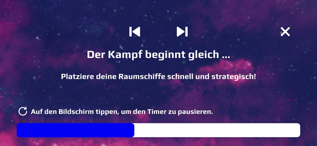 Screenshot von Tablet mit Text.