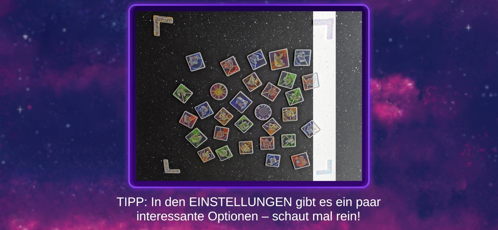 Screenshot von Tablet bei Wertungsbeginn.