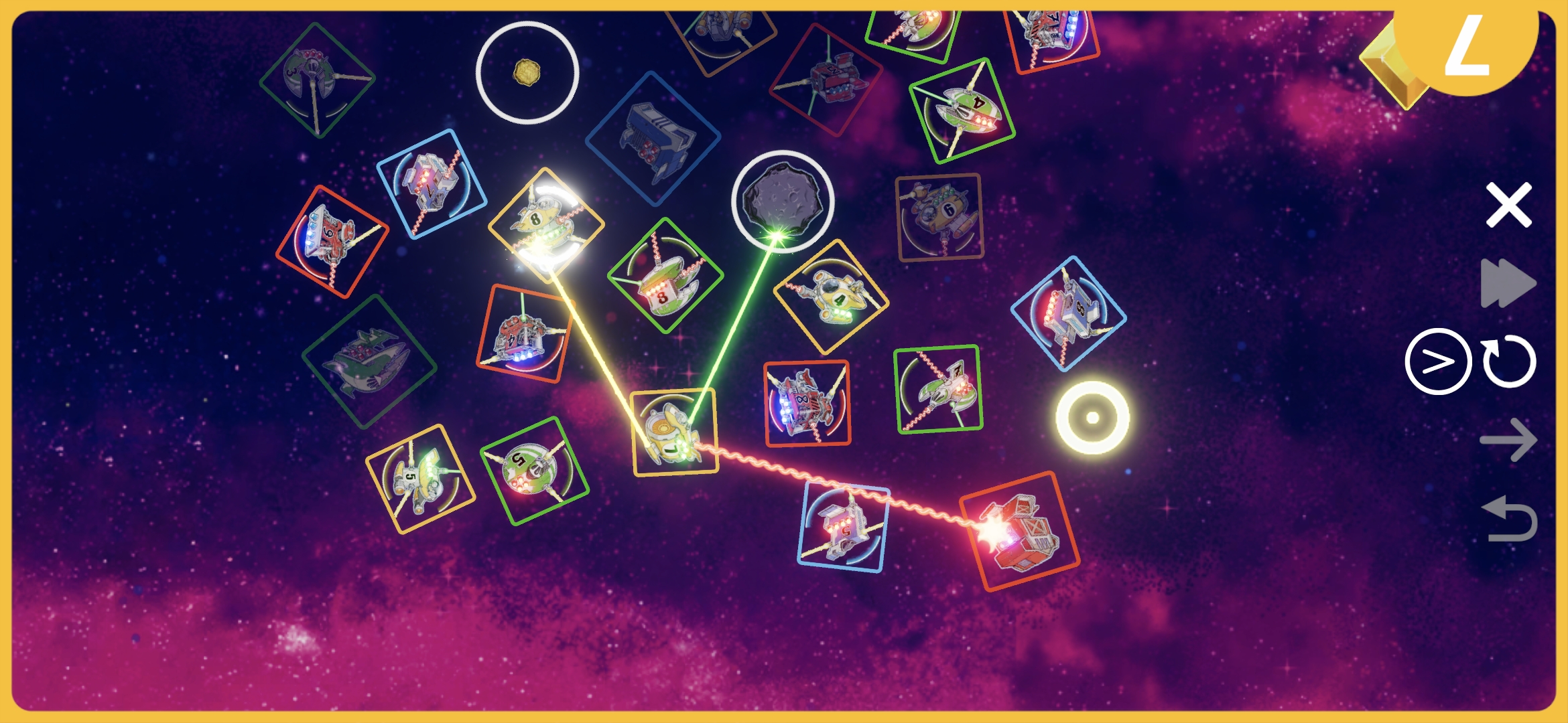 Light Speed Arena: Hektisches Kaboom im All mit App
