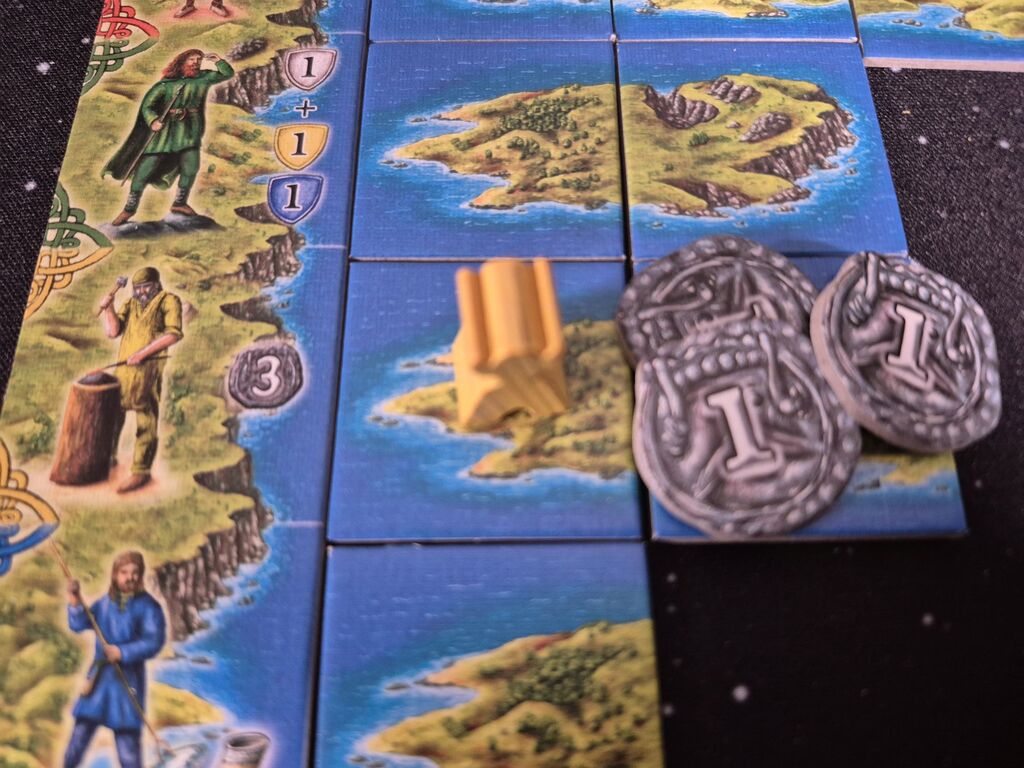 Spielmaterial von "Wikinger".