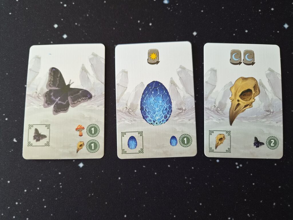 Karten mit Symbolen.