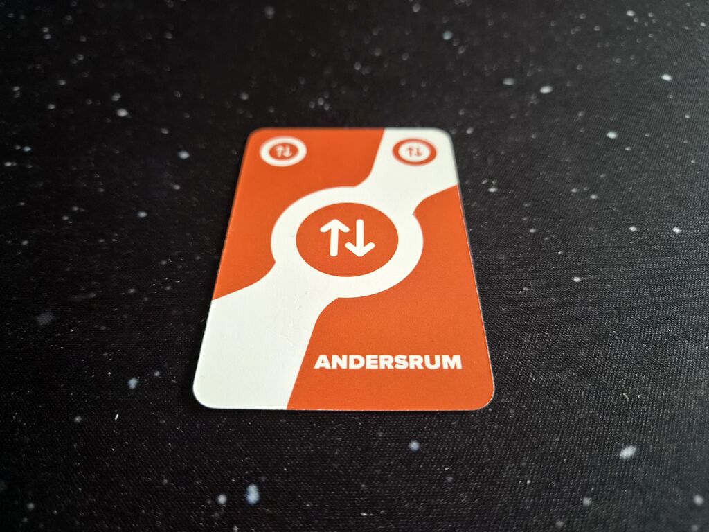 Karte mit Symbol und "Andersrum" aus "Crack List".