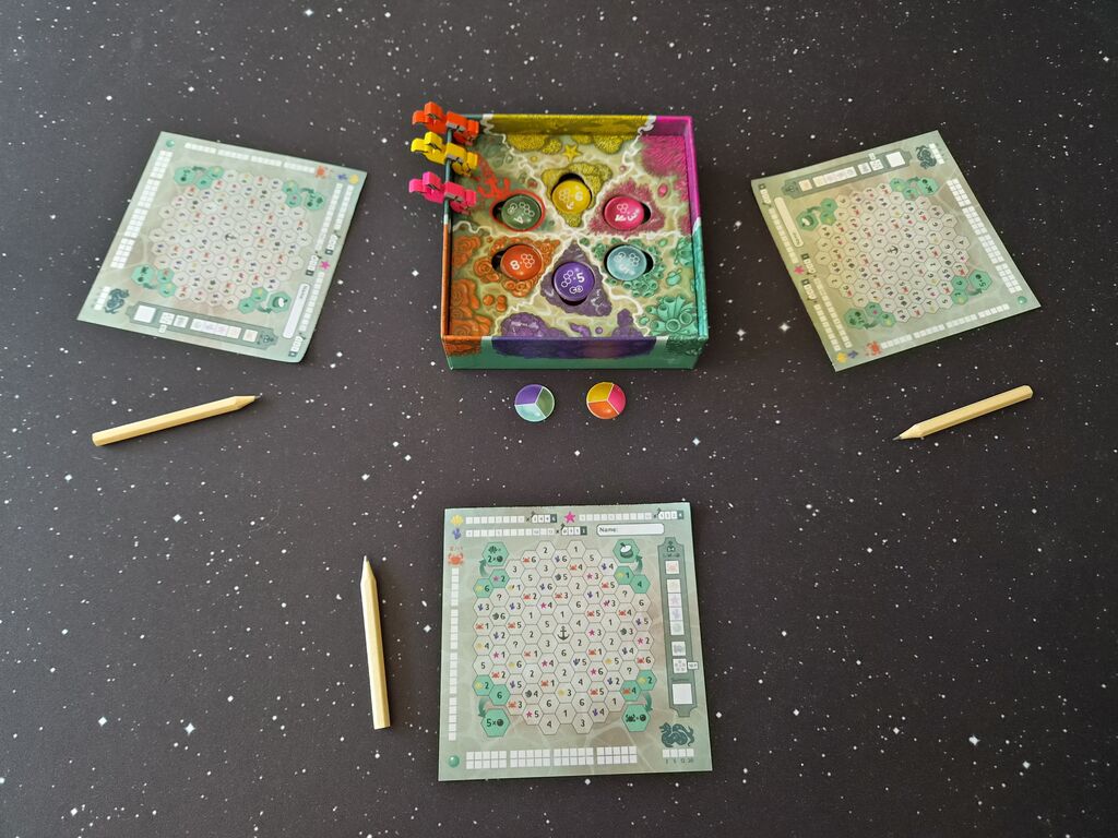 Spielaufbau von "Velmohra".