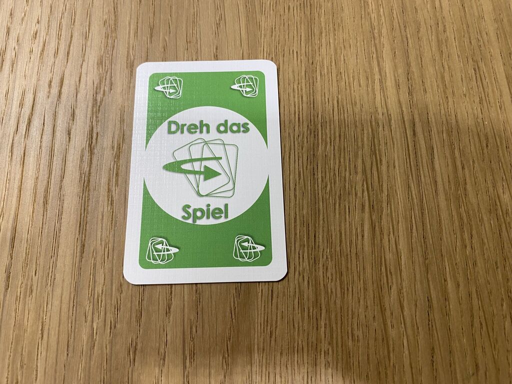 Karte mit Symbol aus "Buchstaben Klacks".