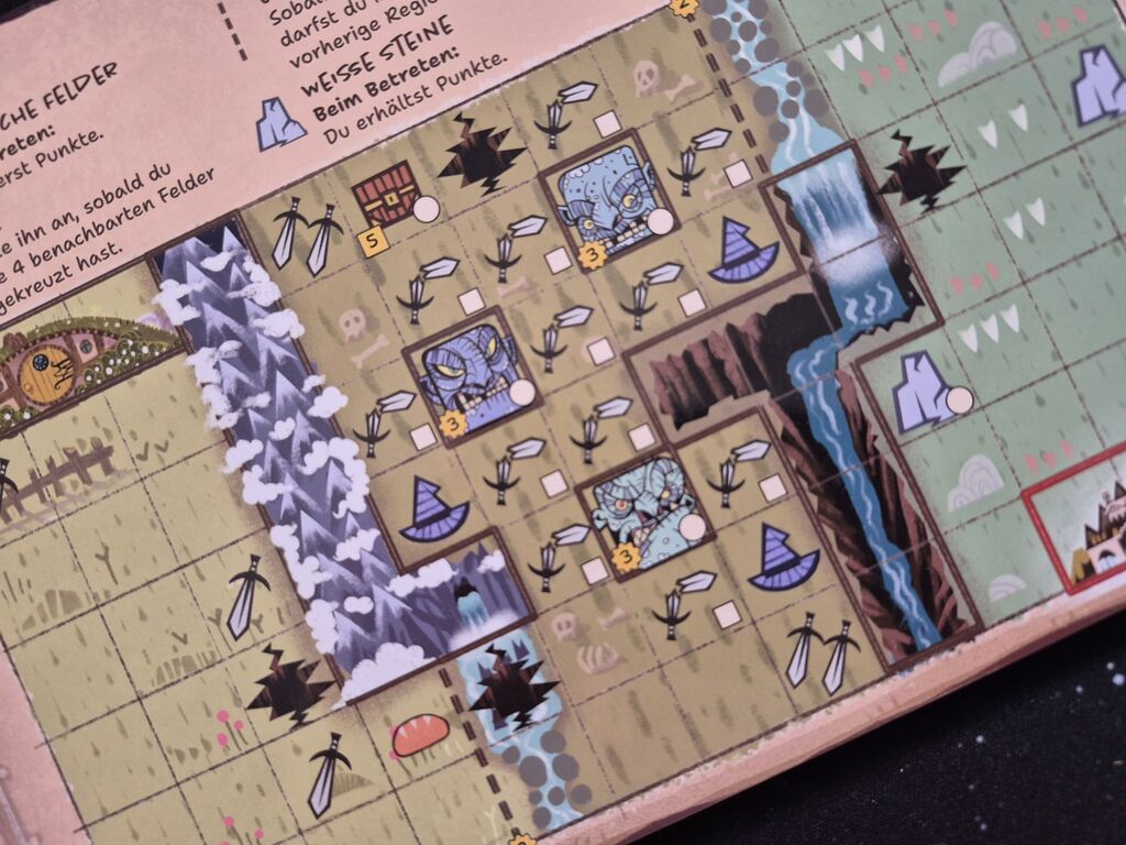 Spielplan von Kapitel zwei.