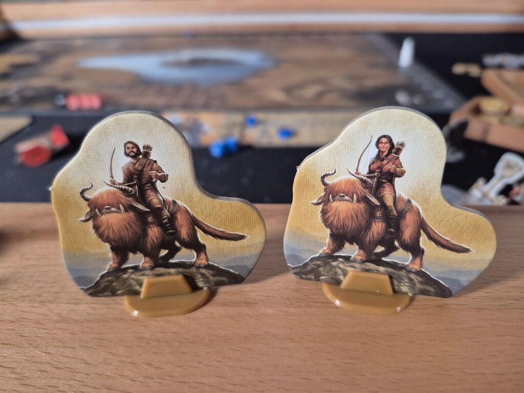 Spielfiguren aus "Die Legenden von Andor – das Ferne Land".
