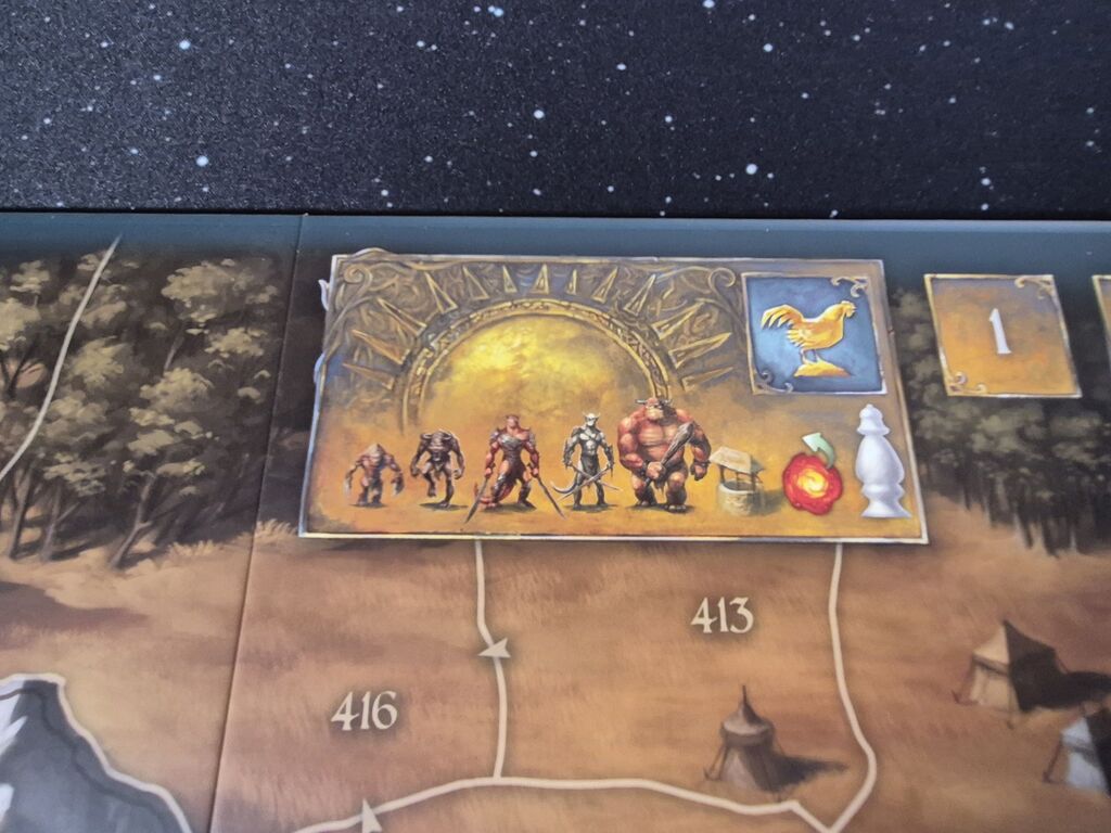 Spielplanausschnitt.