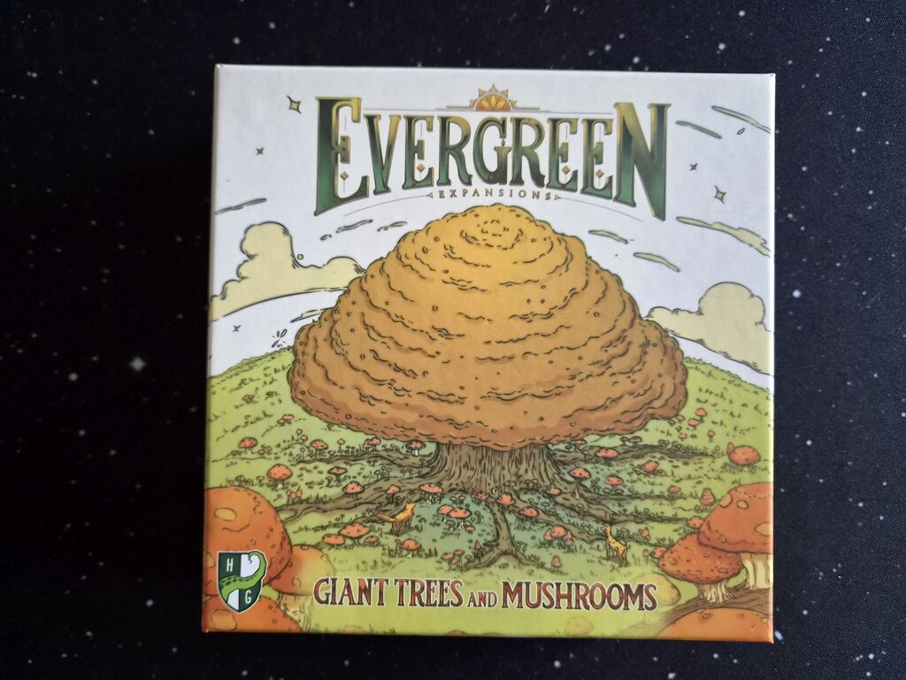 Das Cover von einer der "Evergreen-Erweiterungen": "Giant Trees and Mushrooms".