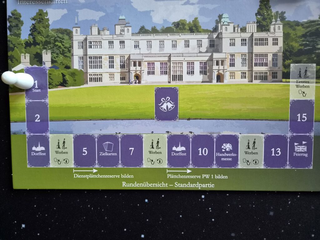 Spielplan aus "Obsession".