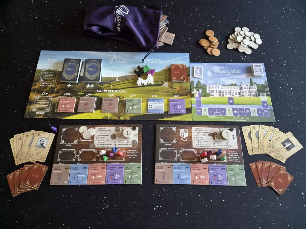 Spielaufbau von "Obsession".