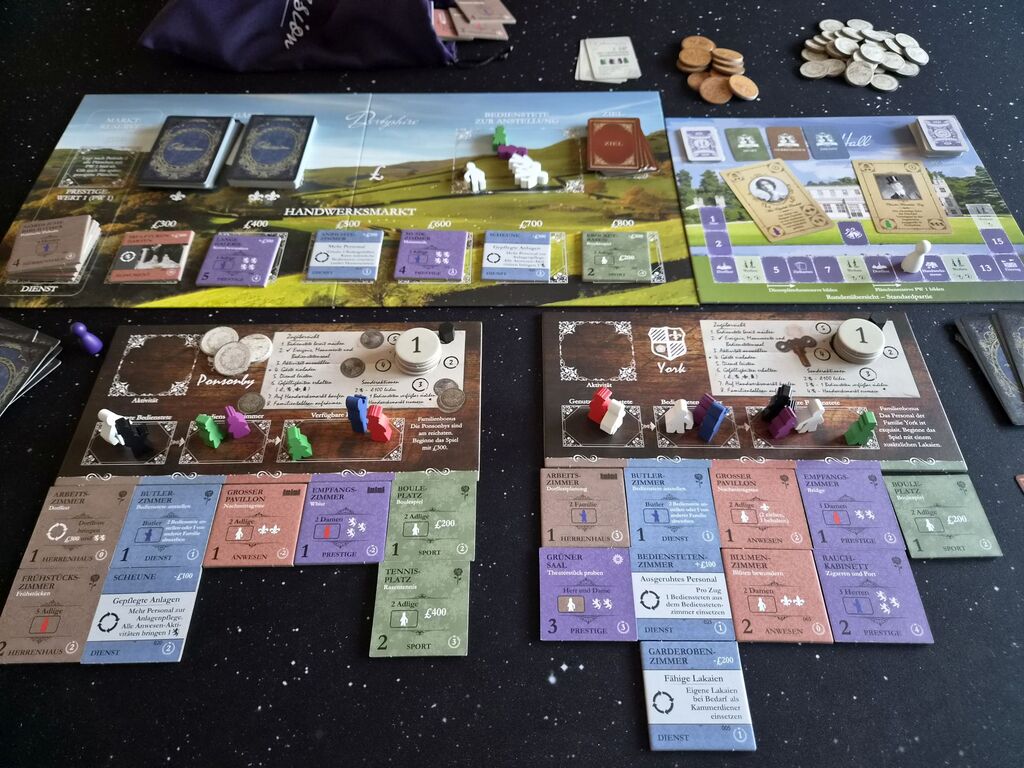 Spielmaterial von "Obsession".