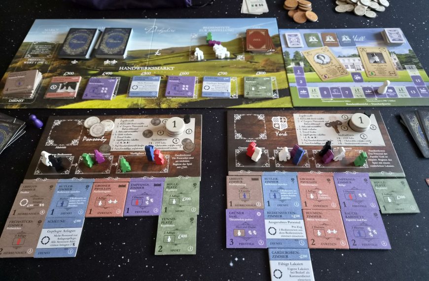 Spielmaterial von "Obsession".