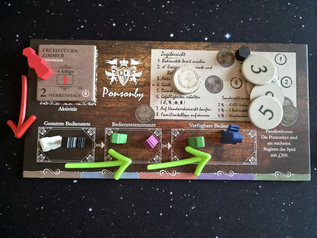 Spielmaterial aus "Obsession".