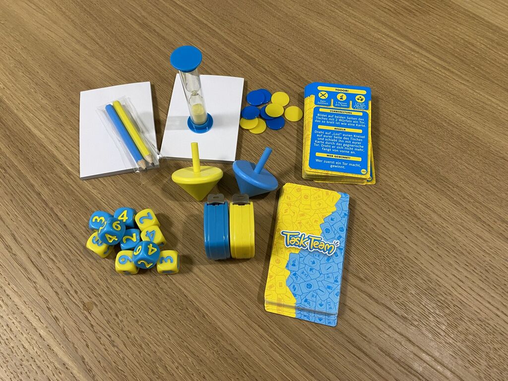 Spielmaterial von "Task Team".