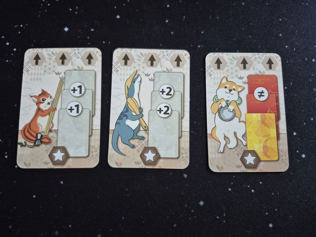 Karten mit Symbolen aus "Umami".