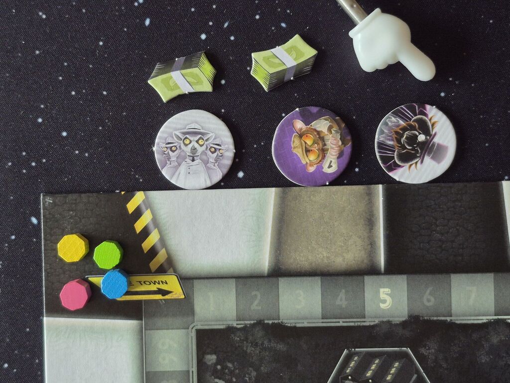 Spielmaterial von "Ape Town".