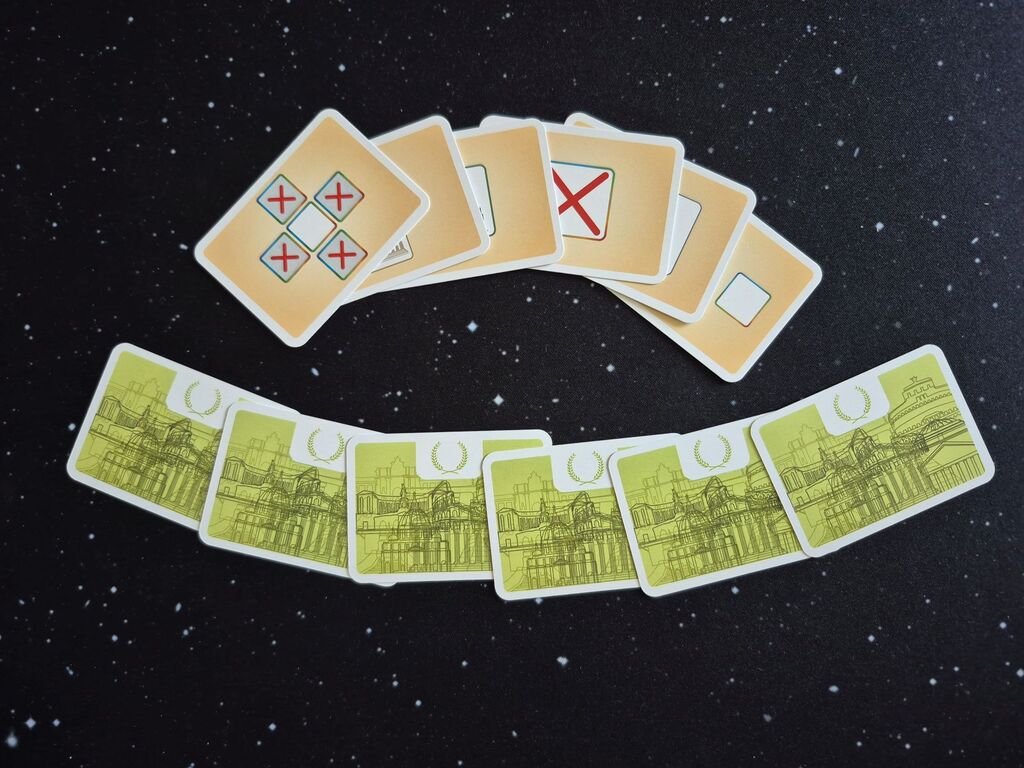 Karten mit Symbolen.