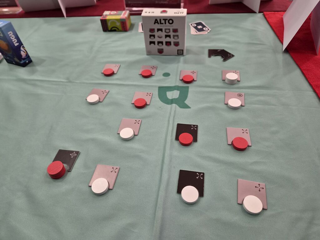 Spielmaterial bei der Neuheitenschau.