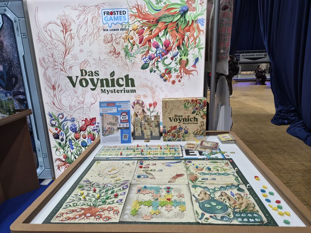 Spielmaterial bei der Neuheitenschau.