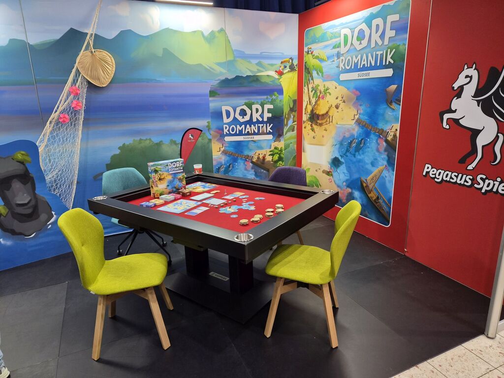Spielmaterial bei der Neuheitenschau.