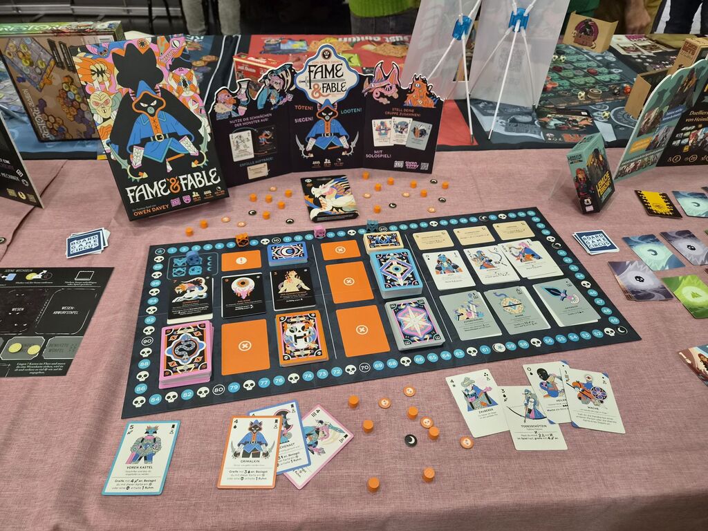 Spielmaterial von "Fame & Fable".