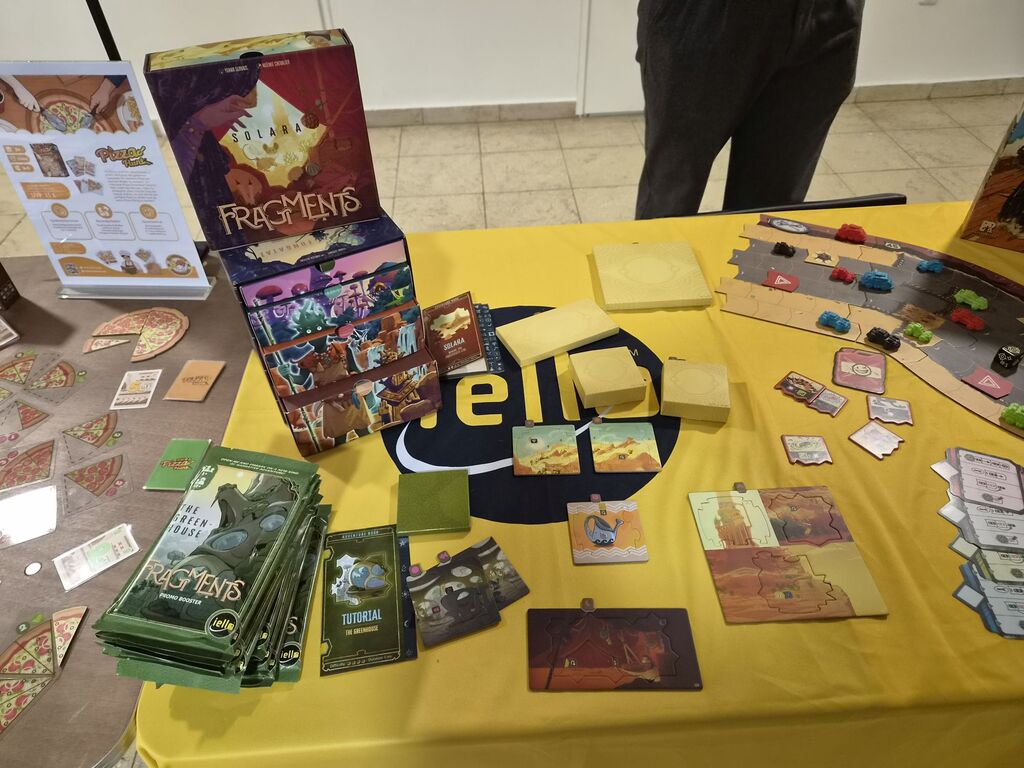 Spielmaterial bei der Neuheitenschau.