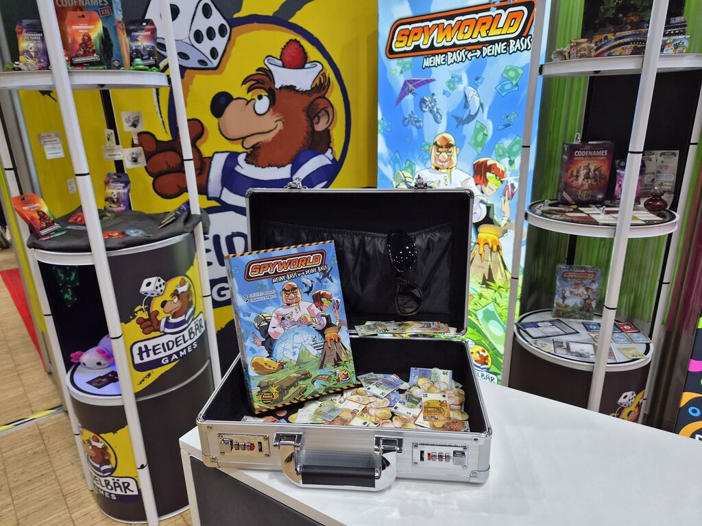 Messestand von Heidelbär Games.