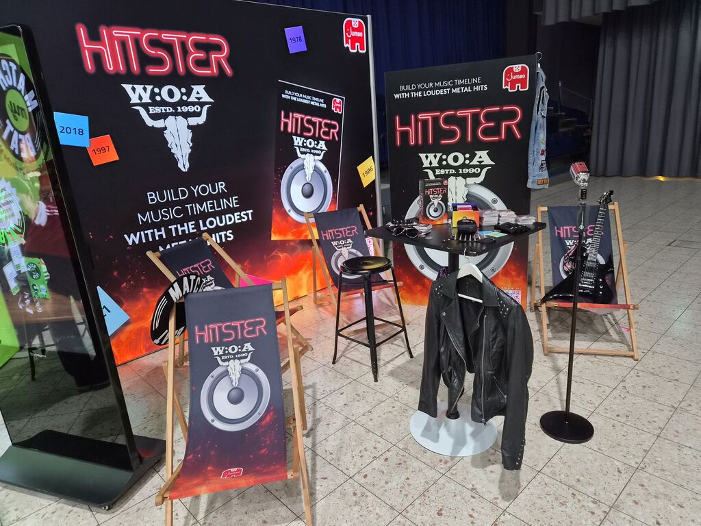 Messestand von "Hitster".