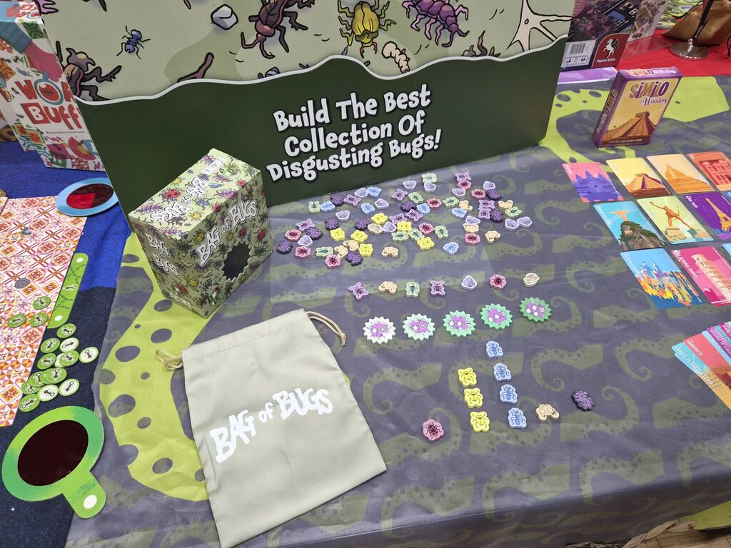 Spielmaterial bei der Neuheitenschau.