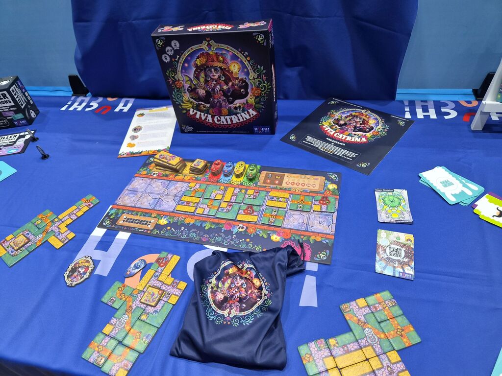 Spielmaterial bei der Neuheitenschau.