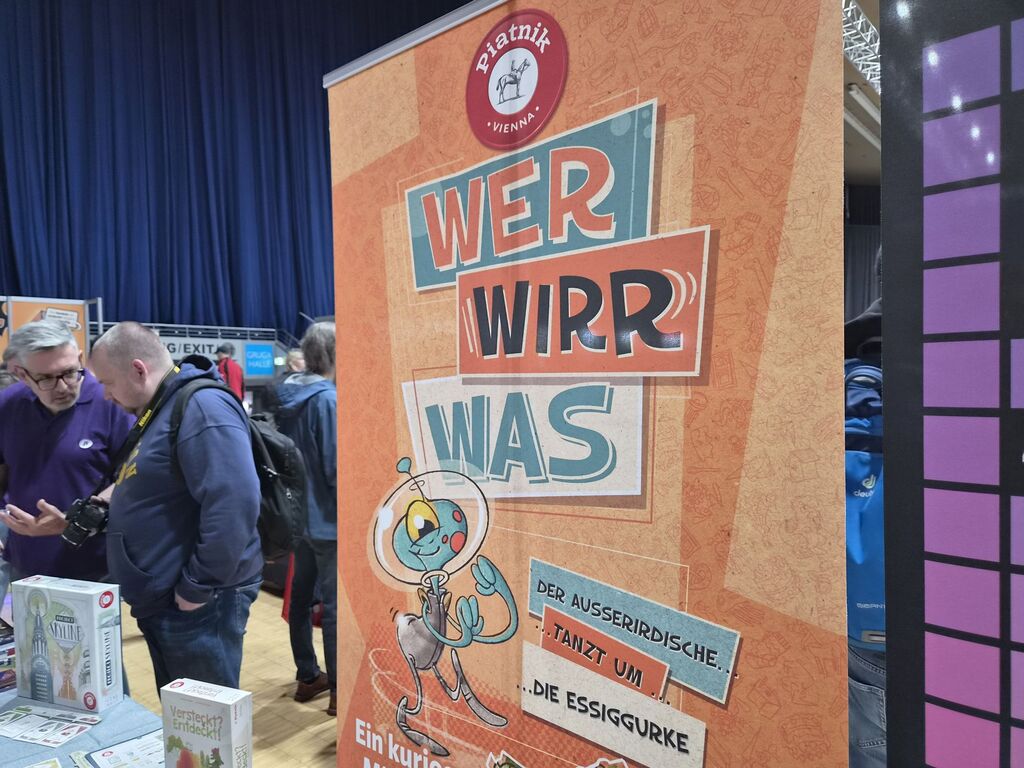 Spielmaterial bei der Neuheitenschau.