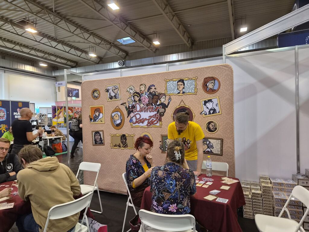 Messestand von "Dinnerparty".