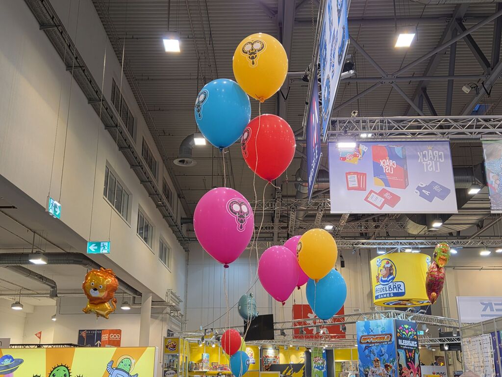 Bunte Luftballons.