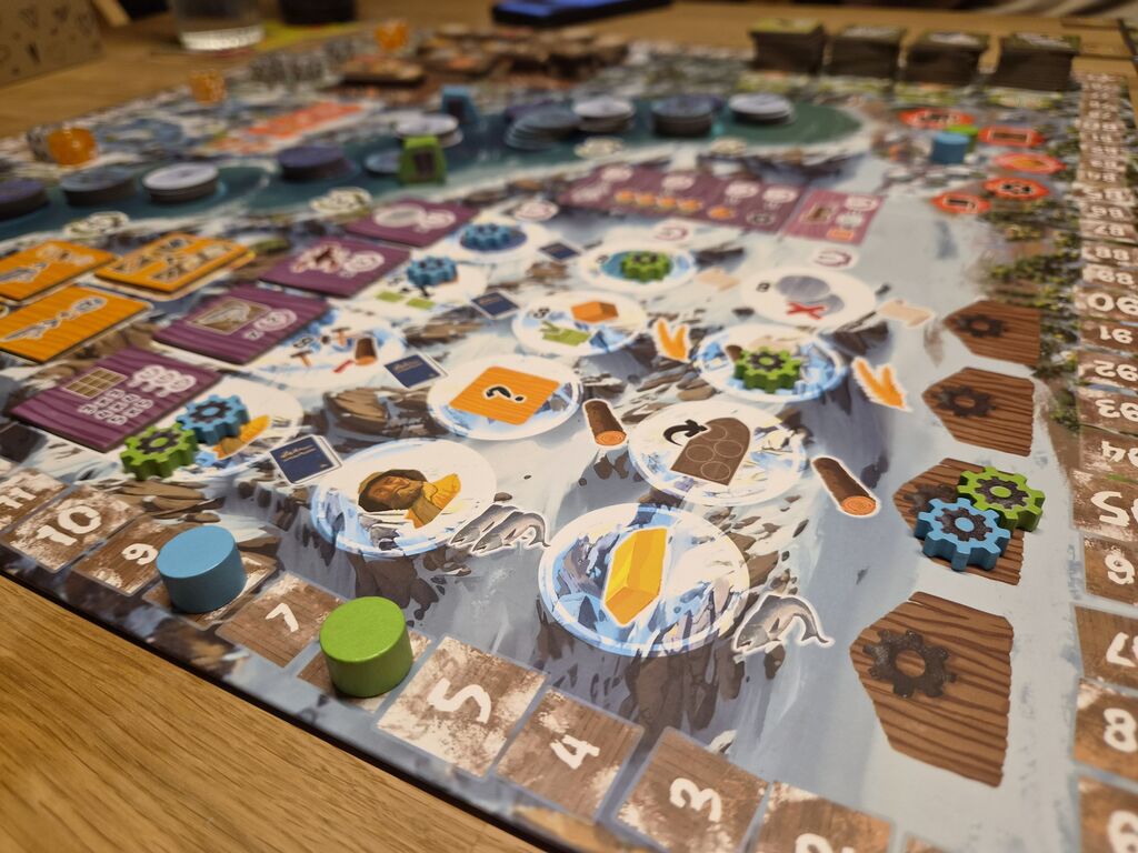 Spielmaterial von "Saltfjord".
