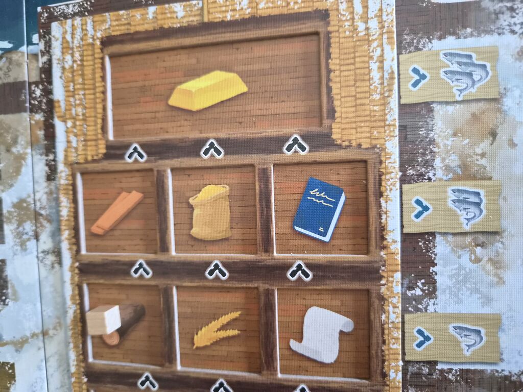 Ausschnitt von Lagertableau mit Symbolen.