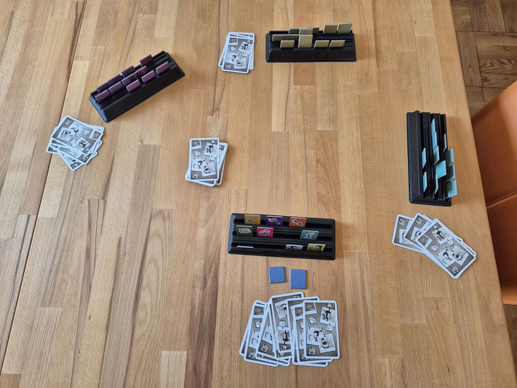 Spielaufbau von "Stich für Stich".